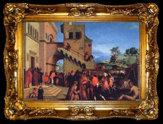 framed  Andrea del Sarto Stories of Joseph  dsss, ta009-2